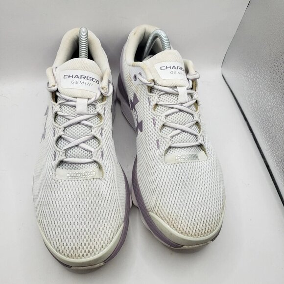 Under Armour Charged Gemini Low Top Athletic Shoes White Pink Womens Size 10 - Picture 2 of 7